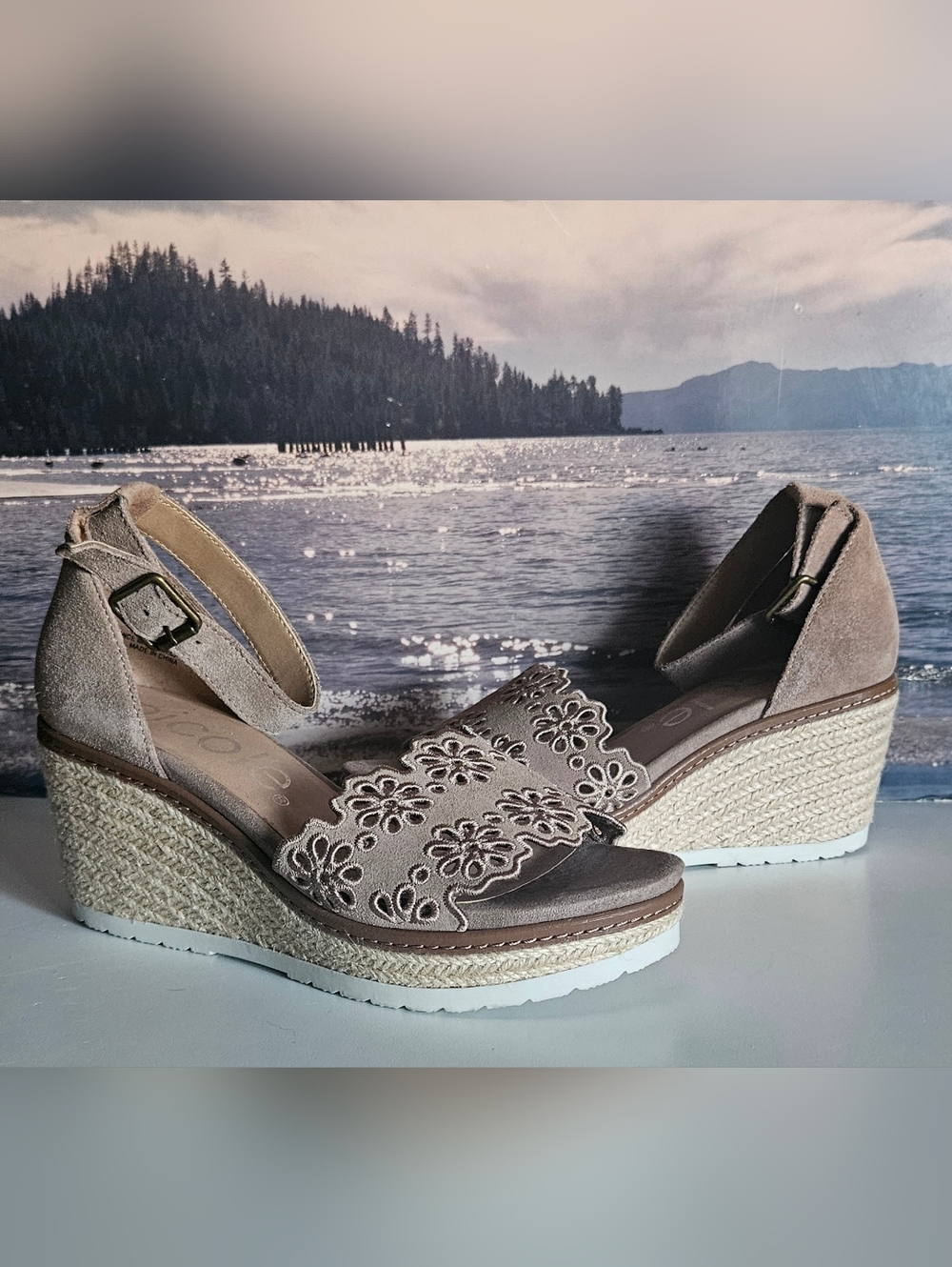 NWOT Nicole Sandal Wedges